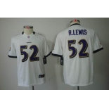 nike youth nfl jerseys baltimore ravens #52 r.lewis white[nike limited]