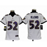 nike youth nfl jerseys baltimore ravens #52 r.lewis white[nike]