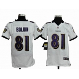 nike youth nfl jerseys baltimore ravens #81 anquan boldin white[nike]