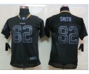 nike youth nfl jerseys baltimore ravens #82 smith black[nike lights out]