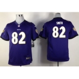 nike youth nfl jerseys baltimore ravens #82 smith purple[nike]