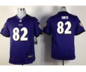 nike youth nfl jerseys baltimore ravens #82 smith purple[nike]