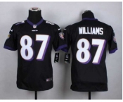 nike youth nfl jerseys baltimore ravens #87 willams black[nike]