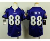 nike youth nfl jerseys baltimore ravens #88 pitta purple[nike]