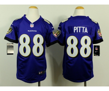 nike youth nfl jerseys baltimore ravens #88 pitta purple[nike]