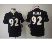 nike youth nfl jerseys baltimore ravens #92 ngata black[nike limited]