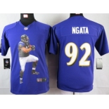 nike youth nfl jerseys baltimore ravens #92 ngata purple[portrait fashion]