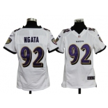 nike youth nfl jerseys baltimore ravens #92 ngata white[nike]