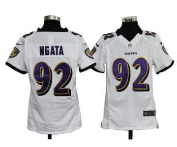 nike youth nfl jerseys baltimore ravens #92 ngata white[nike]