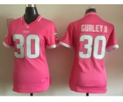 2015 Women Nike St. Louis Rams #30 Todd Gurley pink jerseys