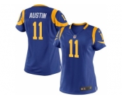 Women Nike St. Louis Rams #11 Tavon Austin Royal Blue Alternate Stitched Jersey