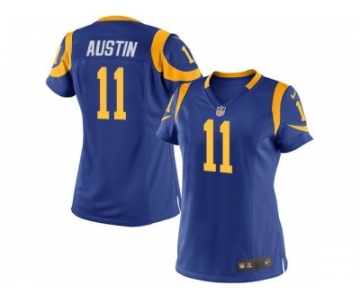 Women Nike St. Louis Rams #11 Tavon Austin Royal Blue Alternate Stitched Jersey