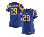 Women Nike St. Louis Rams #29 Eric Dickerson Royal Blue Alternate Stitched Jersey