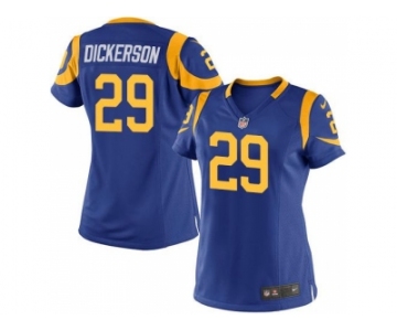 Women Nike St. Louis Rams #29 Eric Dickerson Royal Blue Alternate Stitched Jersey