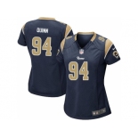 Women Nike St. Louis Rams #94 Robert Quinn Navy Blue jerseys