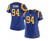 Women Nike St. Louis Rams #94 Robert Quinn Royal Blue Alternate Stitched Jersey