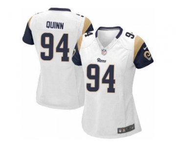 Women Nike St. Louis Rams #94 Robert Quinn white jerseys