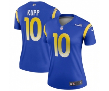 Women's Los Angeles Rams #10 Cooper Kupp Blue Nike Royal Game Jersey