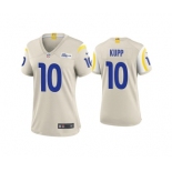 Women's Los Angeles Rams #10 Cooper Kupp Bone Vapor Untouchable Limited Stitched Jersey(Run Small)