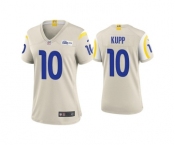 Women's Los Angeles Rams #10 Cooper Kupp Bone Vapor Untouchable Limited Stitched Jersey(Run Small)