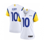 Women's Los Angeles Rams #10 Cooper Kupp White Vapor Untouchable Limited Stitched Jersey(Run Small)