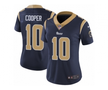 Women's Nike Los Angeles Rams #10 Pharoh Cooper Vapor Untouchable Limited Navy Blue Team Color NFL Jersey