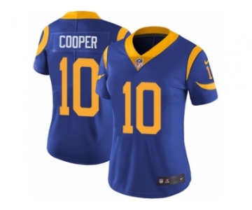 Women's Nike Los Angeles Rams #10 Pharoh Cooper Vapor Untouchable Limited Royal Blue Alternate NFL Jersey