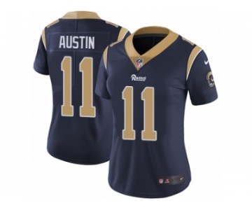 Women's Nike Los Angeles Rams #11 Tavon Austin Vapor Untouchable Limited Navy Blue Team Color NFL Jersey