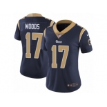 Women's Nike Los Angeles Rams #17 Robert Woods Vapor Untouchable Limited Navy Blue Team Color NFL Jersey