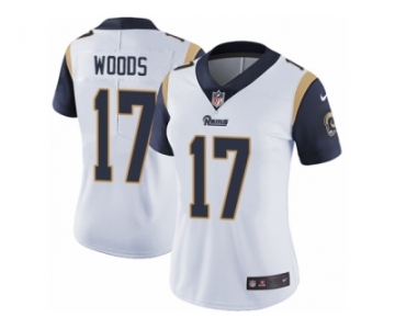 Women's Nike Los Angeles Rams #17 Robert Woods Vapor Untouchable Limited White NFL Jersey