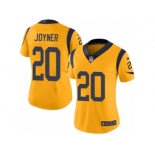 Women's Nike Los Angeles Rams #20 Lamarcus Joyner Limited Gold Rush NFL Jersey