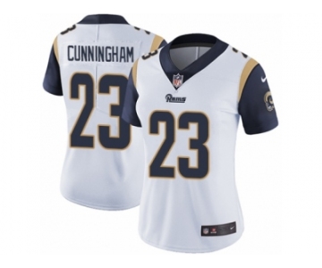 Women's Nike Los Angeles Rams #23 Benny Cunningham Vapor Untouchable Limited White NFL Jersey