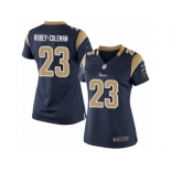 Women's Nike Los Angeles Rams #23 Nickell Robey-Coleman Limited Navy Blue Team Color NFL Jersey