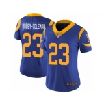 Women's Nike Los Angeles Rams #23 Nickell Robey-Coleman Vapor Untouchable Limited Royal Blue Alternate NFL Jersey