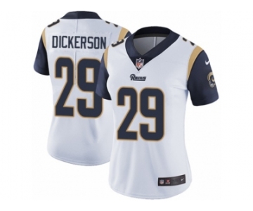 Women's Nike Los Angeles Rams #29 Eric Dickerson Vapor Untouchable Limited White NFL Jersey