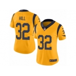 Women's Nike Los Angeles Rams #32 Troy Hill Limited Gold Rush NFL Jersey