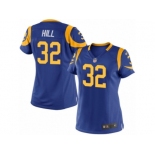 Women's Nike Los Angeles Rams #32 Troy Hill Limited Royal Blue Alternate NFL Jersey