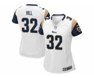 Women's Nike Los Angeles Rams #32 Troy Hill Limited White NFL Jersey