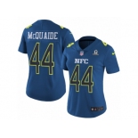 Women's Nike Los Angeles Rams #44 Jacob McQuaide Limited Blue 2017 Pro Bowl NFL Jersey