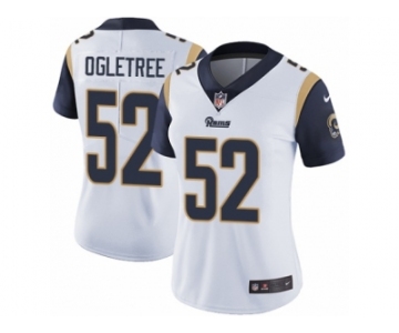 Women's Nike Los Angeles Rams #52 Alec Ogletree Vapor Untouchable Limited White NFL Jersey