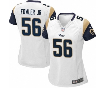 Women's Nike Los Angeles Rams #56 Dante Fowler Jr Game White NFL Jersey