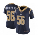 Women's Nike Los Angeles Rams #56 Dante Fowler Jr Navy Blue Team Color Vapor Untouchable Limited Player NFL Jersey