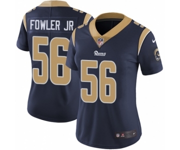 Women's Nike Los Angeles Rams #56 Dante Fowler Jr Navy Blue Team Color Vapor Untouchable Limited Player NFL Jersey