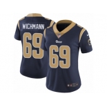 Women's Nike Los Angeles Rams #69 Cody Wichmann Vapor Untouchable Limited Navy Blue Team Color NFL Jersey