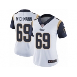 Women's Nike Los Angeles Rams #69 Cody Wichmann Vapor Untouchable Limited White NFL Jersey