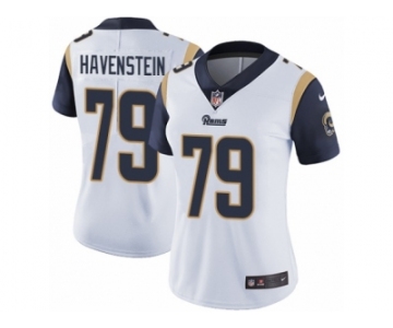 Women's Nike Los Angeles Rams #79 Rob Havenstein Vapor Untouchable Limited White NFL Jersey