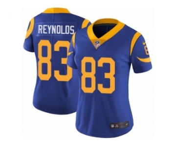 Women's Nike Los Angeles Rams #83 Josh Reynolds Vapor Untouchable Limited Royal Blue Alternate NFL Jersey