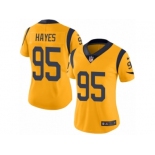 Women's Nike Los Angeles Rams #95 William Hayes Limited Gold Rush NFL Jersey