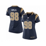 Women's Nike Los Angeles Rams #98 Quinton Coples Limited Navy Blue Team Color NFL Jersey