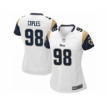 Women's Nike Los Angeles Rams #98 Quinton Coples Limited White NFL Jersey